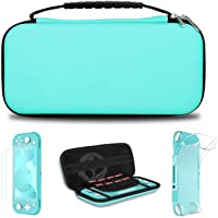Simpeak 5 en 1 Kits Compatible con Switch Lite- Protector Pantalla Compatible con Switch Lite- Funda Transparente TPU…